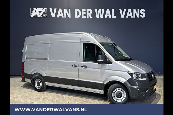 Volkswagen Crafter 2.0 TDI 140 pk L3H3 L2H2 Euro6 Airco | Camera | Cruisecontrol | Apple Carplay Android Auto, Chauffeursstoel, Parkeersensoren, Bijrijdersbank, 3000kg Trekvermogen, zilver