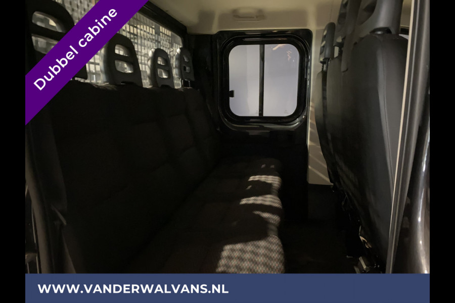 Peugeot Boxer 2.2 Blue HDi 140 pk Pick up Dubbele cabine open laadbak Euro6 Airco | 7-Zits | Bluetooth telefoonvoorbereiding