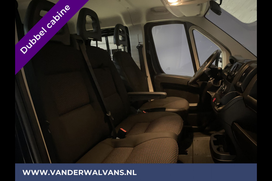 Peugeot Boxer 2.2 Blue HDi 140 pk Pick up Dubbele cabine open laadbak Euro6 Airco | 7-Zits | Bluetooth telefoonvoorbereiding