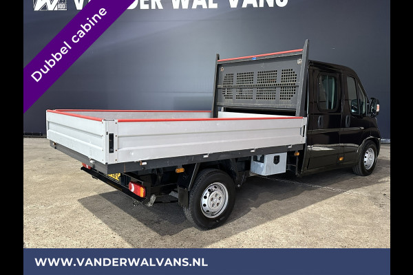 Peugeot Boxer 2.2 Blue HDi 140 pk Pick up Dubbele cabine open laadbak Euro6 Airco | 7-Zits | Bluetooth telefoonvoorbereiding
