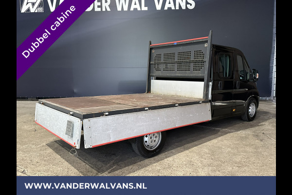 Peugeot Boxer 2.2 Blue HDi 140 pk Pick up Dubbele cabine open laadbak Euro6 Airco | 7-Zits | Bluetooth telefoonvoorbereiding