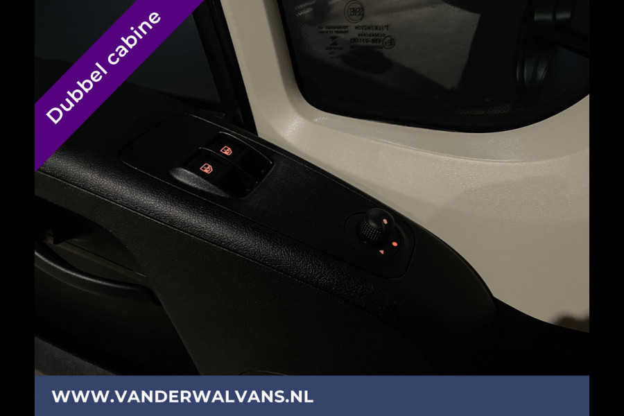 Peugeot Boxer 2.2 Blue HDi 140 pk Pick up Dubbele cabine open laadbak Euro6 Airco | 7-Zits | Bluetooth telefoonvoorbereiding