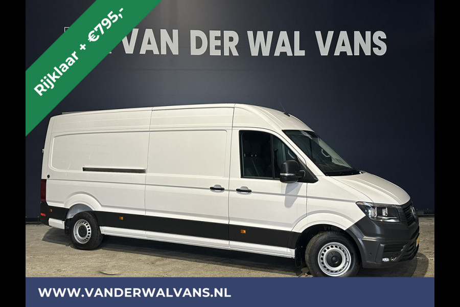 Volkswagen Crafter 2.0 TDI 140pk Automaat L4H3 L3H2 RIJKLAAR Euro6 Airco | Navigatie | Cruisecontrol | Camera apple carplay, android auto, parkeersensoren, bijrijdersbank, 270 gr. achterdeuren