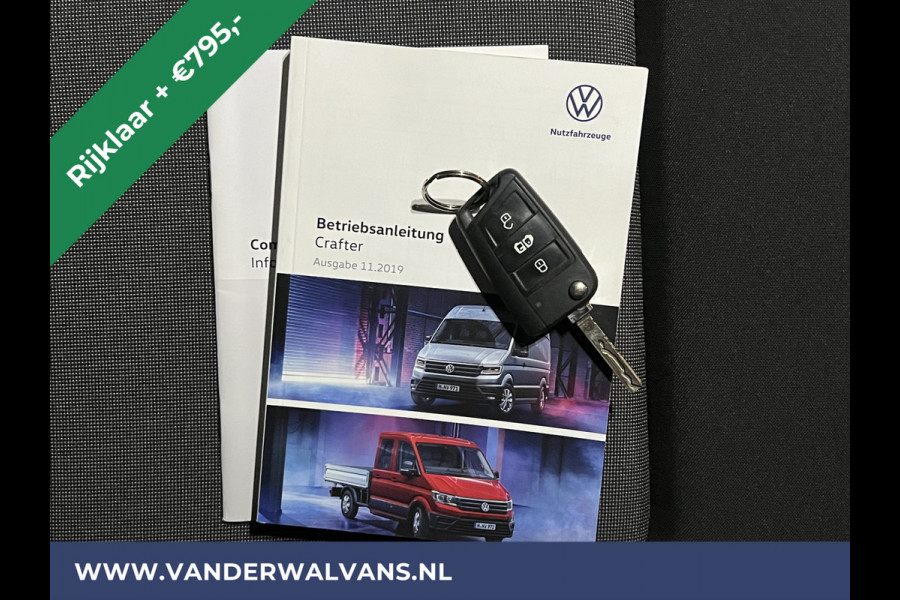 Volkswagen Crafter 2.0 TDI 140pk Automaat L4H3 L3H2 RIJKLAAR Euro6 Airco | Navigatie | Cruisecontrol | Camera apple carplay, android auto, parkeersensoren, bijrijdersbank, 270 gr. achterdeuren