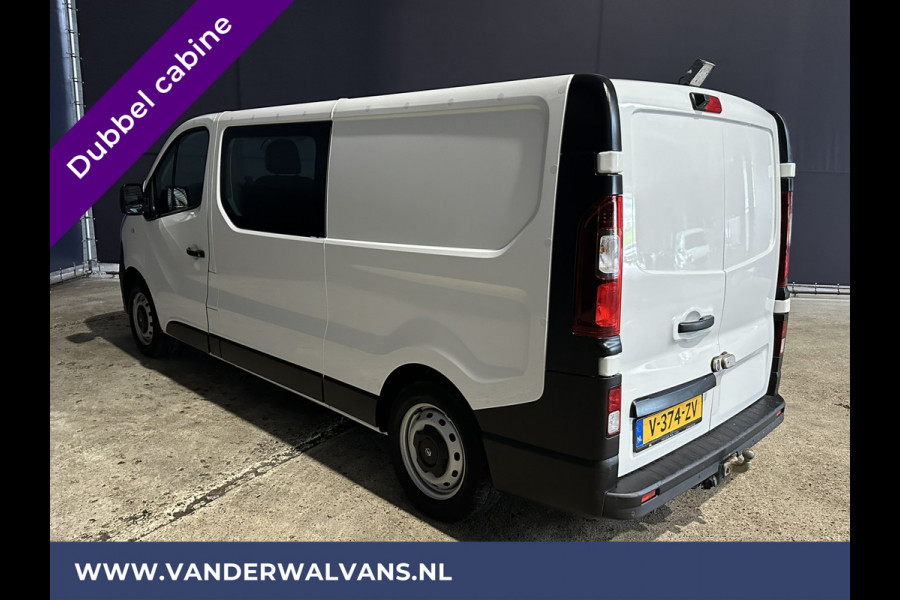 Opel Vivaro 1.6 CDTI 126pk L2H1 Dubbele Cabine Euro6 Airco | Navigatie | Camera | 5-Zits | Trekhaak cruisecontrol, parkeersensoren
