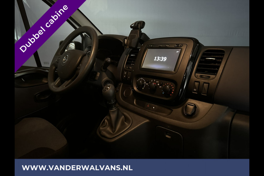 Opel Vivaro 1.6 CDTI 126pk L2H1 Dubbele Cabine Euro6 Airco | Navigatie | Camera | 5-Zits | Trekhaak cruisecontrol, parkeersensoren