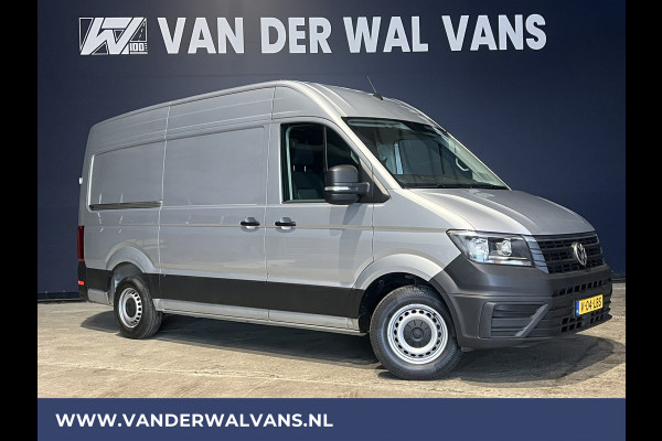 Volkswagen Crafter 2.0 TDI 140 pk L3H3 L2H2 Euro6 Airco | Navigatie | Apple Carplay | Cruisecontrol Android Auto, Bijrijdersbank, 3000kg trekvermogen, zilver