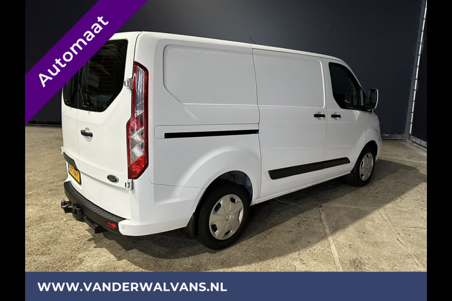 Ford Transit Custom 2.0 TDCI 130pk Automaat L1H1 Euro6 Airco | Apple Carplay | Camera | Cruisecontrol | Trekhaak parkeersensoren, verwarmde voorruit