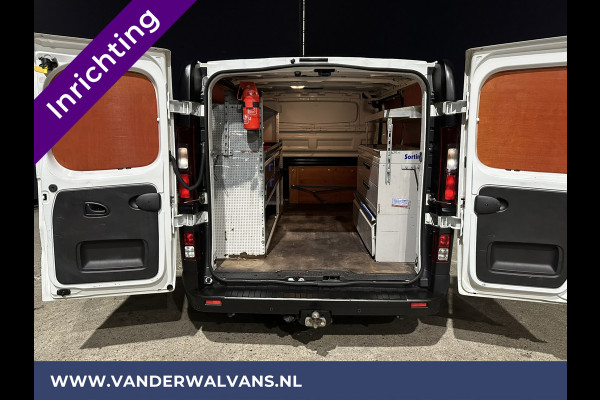 Renault Trafic 1.6 dCi L1H1 inrichting Euro6 Airco | Navigatie | Cruisecontrol | Trekhaak Parkeersensoren, Bijrijdersbank