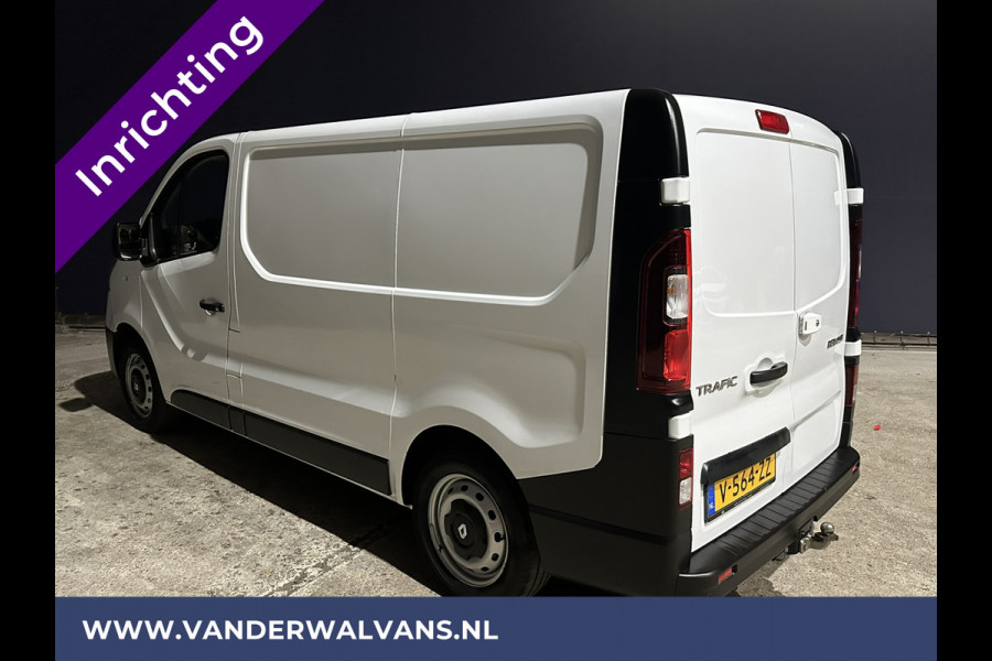 Renault Trafic 1.6 dCi L1H1 inrichting Euro6 Airco | Navigatie | Cruisecontrol | Trekhaak Parkeersensoren, Bijrijdersbank