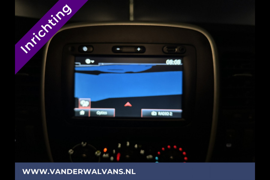 Renault Trafic 1.6 dCi L1H1 inrichting Euro6 Airco | Navigatie | Cruisecontrol | Trekhaak Parkeersensoren, Bijrijdersbank