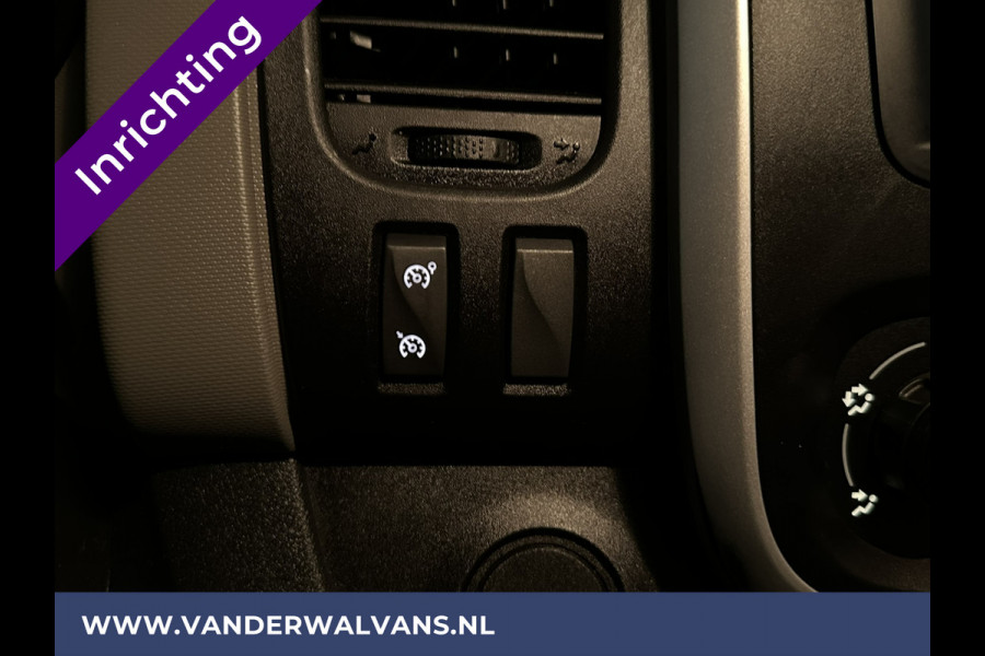 Renault Trafic 1.6 dCi L1H1 inrichting Euro6 Airco | Navigatie | Cruisecontrol | Trekhaak Parkeersensoren, Bijrijdersbank