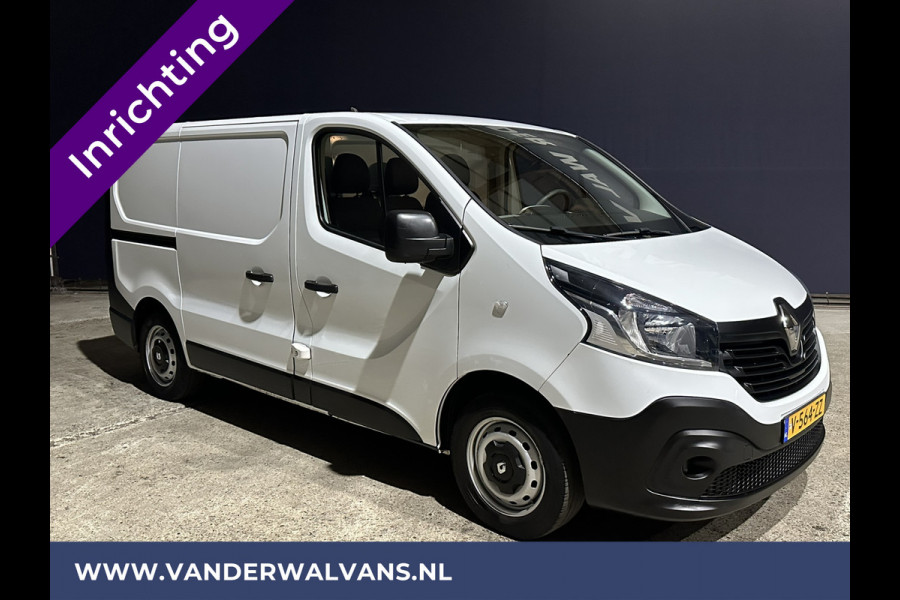 Renault Trafic 1.6 dCi L1H1 inrichting Euro6 Airco | Navigatie | Cruisecontrol | Trekhaak Parkeersensoren, Bijrijdersbank