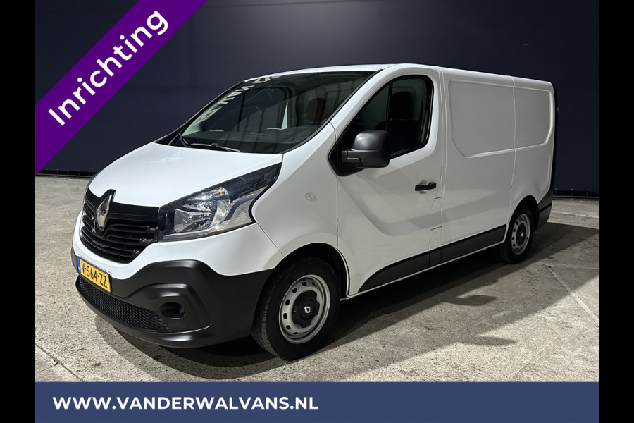 Renault Trafic 1.6 dCi L1H1 inrichting Euro6 Airco | Navigatie | Cruisecontrol | Trekhaak Parkeersensoren, Bijrijdersbank