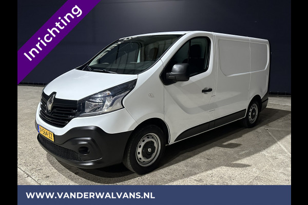 Renault Trafic 1.6 dCi L1H1 inrichting Euro6 Airco | Navigatie | Cruisecontrol | Trekhaak Parkeersensoren, Bijrijdersbank