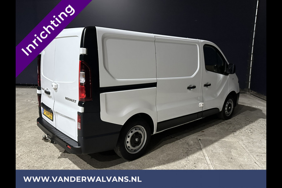 Renault Trafic 1.6 dCi L1H1 inrichting Euro6 Airco | Navigatie | Cruisecontrol | Trekhaak Parkeersensoren, Bijrijdersbank