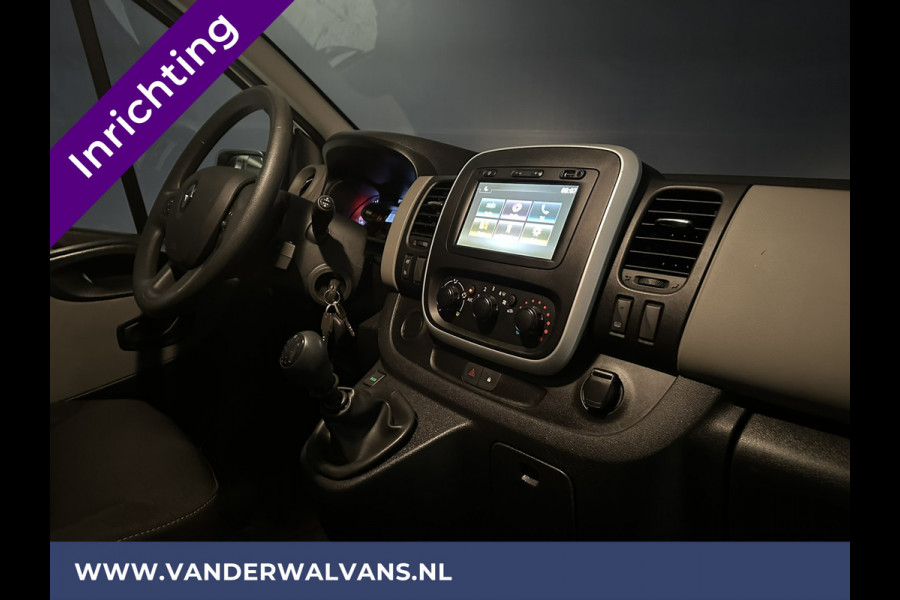 Renault Trafic 1.6 dCi L1H1 inrichting Euro6 Airco | Navigatie | Cruisecontrol | Trekhaak Parkeersensoren, Bijrijdersbank