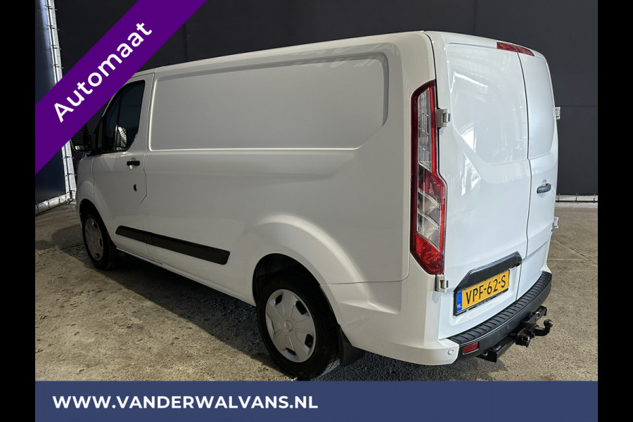 Ford Transit Custom 2.0 TDCI 130pk Automaat L1H1 Euro6 Airco | Apple Carplay | Camera | Cruisecontrol | Trekhaak parkeersensoren, verwarmde voorruit