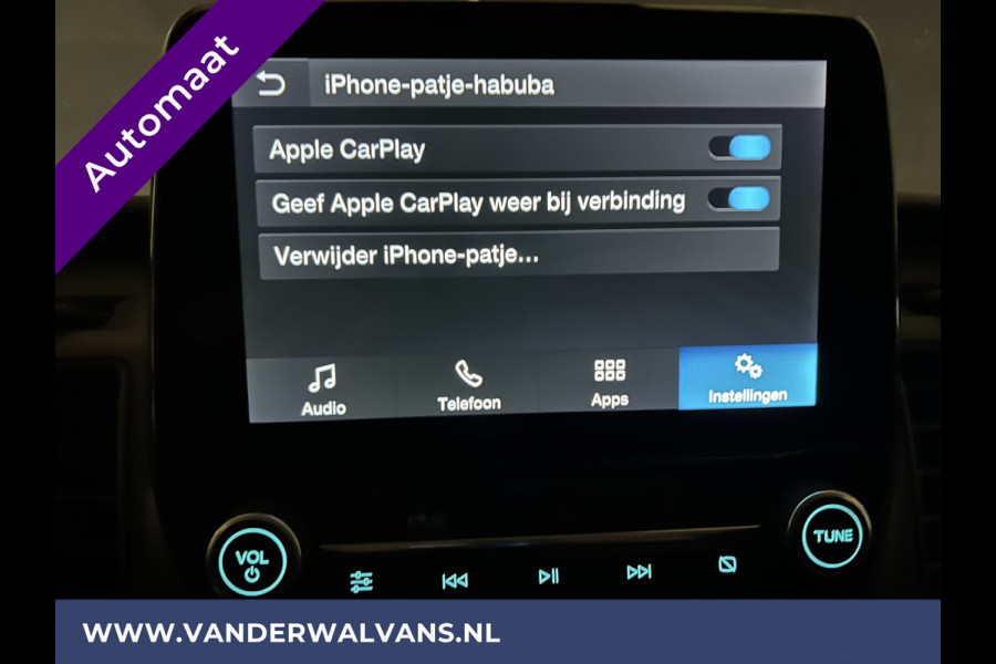 Ford Transit Custom 2.0 TDCI 130pk Automaat L1H1 Euro6 Airco | Apple Carplay | Camera | Cruisecontrol | Trekhaak parkeersensoren, verwarmde voorruit