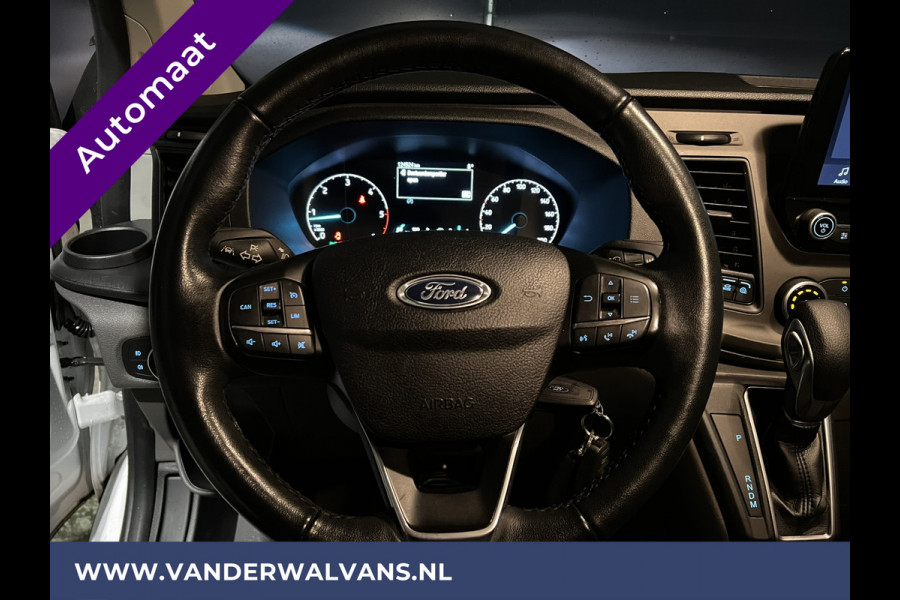 Ford Transit Custom 2.0 TDCI 130pk Automaat L1H1 Euro6 Airco | Apple Carplay | Camera | Cruisecontrol | Trekhaak parkeersensoren, verwarmde voorruit