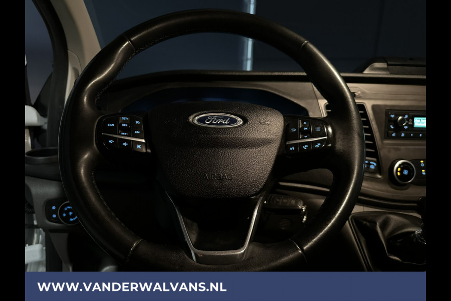 Ford Transit Custom 2.0 TDCI 130 pk L2H1 Euro6 Airco | LED | Cruisecontrol | Verwarmde voorruit | 2800kg trekvermogen Parkeersensoren, Bijrijdersbank,