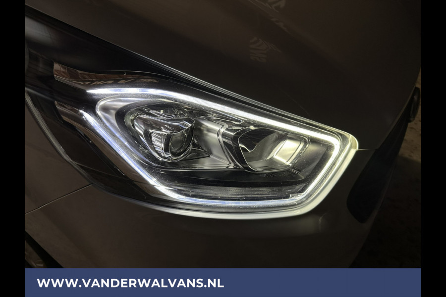 Ford Transit Custom 2.0 TDCI 130 pk L2H1 Euro6 Airco | LED | Cruisecontrol | Verwarmde voorruit | 2800kg trekvermogen Parkeersensoren, Bijrijdersbank,