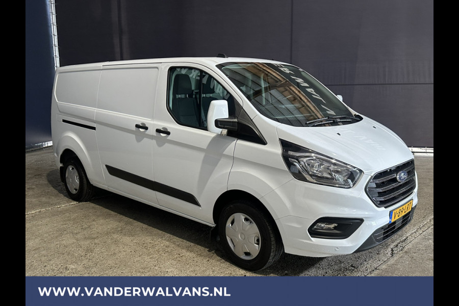 Ford Transit Custom 2.0 TDCI 130 pk L2H1 Euro6 Airco | LED | Cruisecontrol | Verwarmde voorruit | 2800kg trekvermogen Parkeersensoren, Bijrijdersbank,
