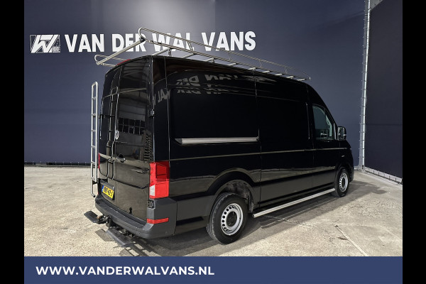 Volkswagen Crafter 2.0 TDI L3H3 L2H2 Euro6 Airco | Imperiaal | Cruisecontrol | Trekhaak Apple Carplay, Android Auto, Parkeersensoren, Sidebars, Bijrijdersbank, trap