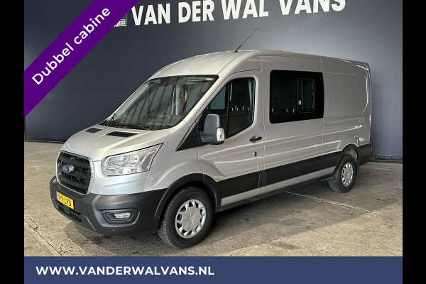 Ford Transit 2.0 TDCI 131pk L3H2 Dubbele Cabine Euro6 Airco | 6-zits | 2500kg Trekhaak | Cruisecontrol | Parkeersensoren Verwarmde voorruit