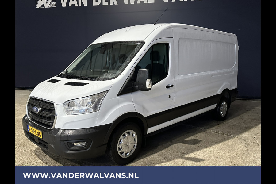 Ford Transit 2.0 TDCI 131pk L3H2 Euro6 Airco | Camera | Navigatie | Apple Carplay | Cruisecontrol Stoelverwarming, Verwarmde voorruit, Parkeersensoren, Bijrijdersbank, 2500kg trekvermogen