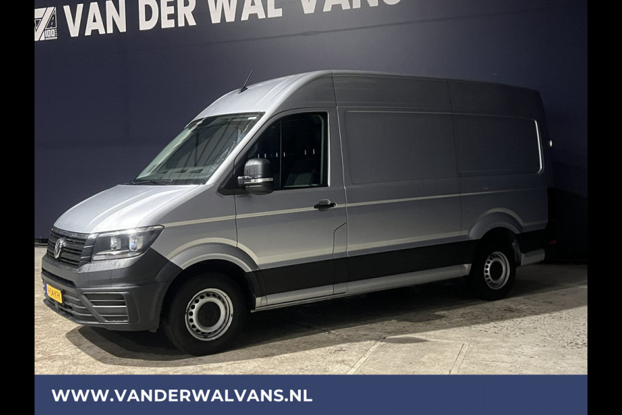 Volkswagen Crafter 2.0 TDI 140 pk L3H3 L2H2 Euro6 Airco | Navigatie | Apple Carplay | Cruisecontrol Android Auto, Bijrijdersbank, 3000kg trekvermogen, zilver