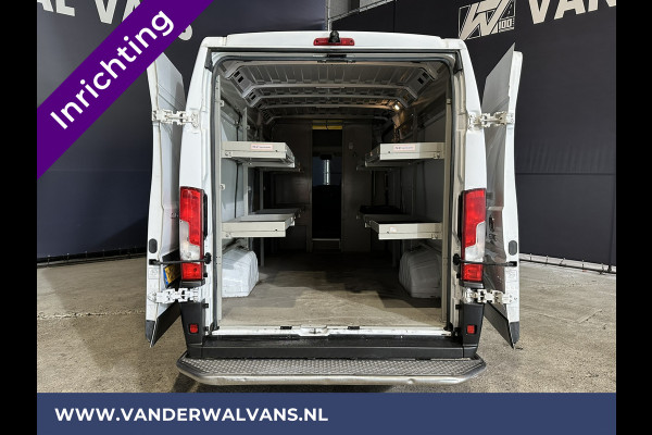 Fiat Ducato 3.0 NP 136 pk L4H2 Post NL inrichting Euro6 Airco | Camera | Navigatie | Sidebars | 270 Graden achterdeuren Schappen, Doorloopdeur