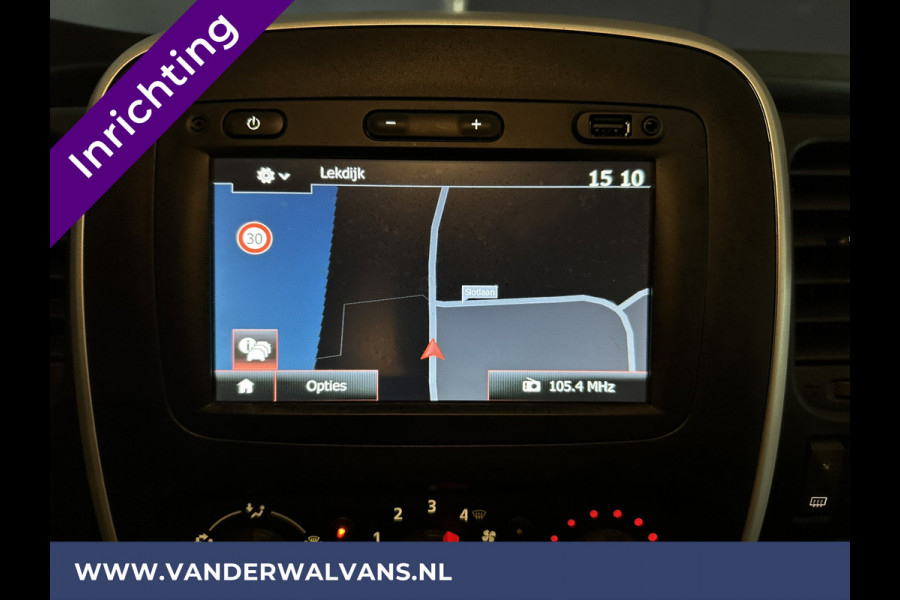 Renault Trafic 1.6 dCi L1H1 inrichting Euro6 Airco | Imperiaal | Trekhaak | Navigatie | Cruisecontrol | LED | Parkeersensoren Bijrijdersbank