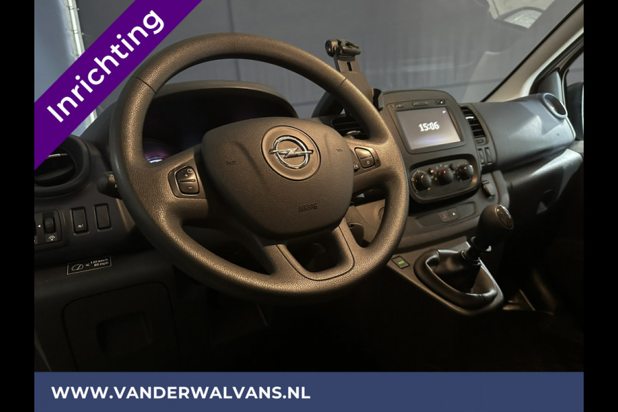 Opel Vivaro 1.6 CDTI 125 pk L1H1 inrichting Euro6 Airco | Imperiaal | Camera | Navigatie | Trekhaak | Cruisecontrol LED, Parkeersensoren, Trap