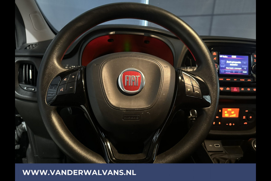 Fiat Dobló Cargo 1.3 MJ L1H1 Euro6 Airco | 3-Zits | Camera | Navigatie | Cruisecontrol | Parkeersensoren | Zijdeur, bijrijdersbank