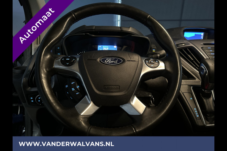 Ford Transit Custom 2.0 TDCI 131pk Automaat L1H1 Euro6 Airco | Camera | Navigatie | Cruisecontrol 2x Zijdeur, L&M velgen, Verwarmde voorruit, Parkeersensoren, Bijrijdersbank