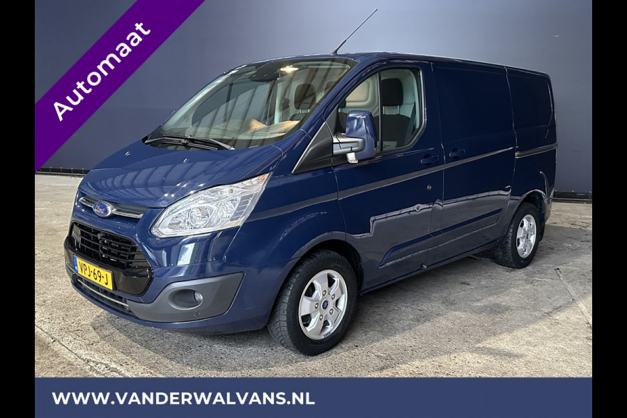 Ford Transit Custom 2.0 TDCI 131pk Automaat L1H1 Euro6 Airco | Camera | Navigatie | Cruisecontrol 2x Zijdeur, L&M velgen, Verwarmde voorruit, Parkeersensoren, Bijrijdersbank