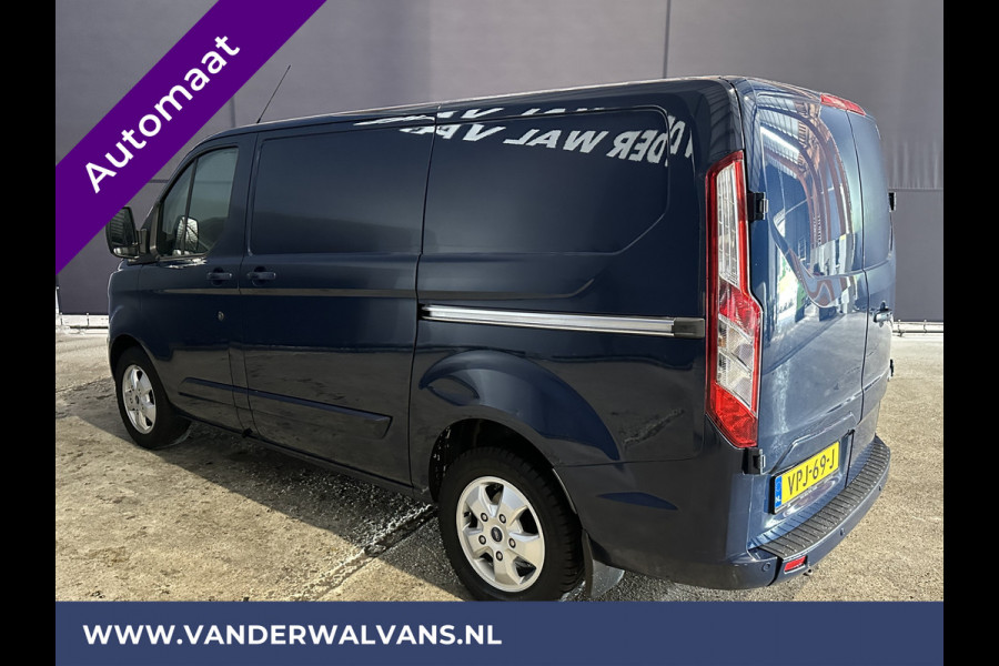 Ford Transit Custom 2.0 TDCI 131pk Automaat L1H1 Euro6 Airco | Camera | Navigatie | Cruisecontrol 2x Zijdeur, L&M velgen, Verwarmde voorruit, Parkeersensoren, Bijrijdersbank