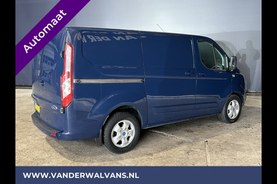 Ford Transit Custom 2.0 TDCI 131pk Automaat L1H1 Euro6 Airco | Camera | Navigatie | Cruisecontrol 2x Zijdeur, L&M velgen, Verwarmde voorruit, Parkeersensoren, Bijrijdersbank