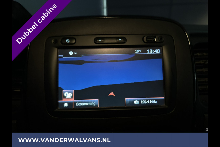 Opel Vivaro 1.6 CDTI 126pk L2H1 Dubbele Cabine Euro6 Airco | Navigatie | Camera | 5-Zits | Trekhaak cruisecontrol, parkeersensoren
