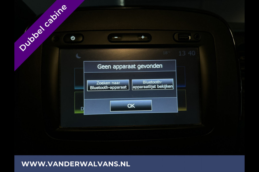 Opel Vivaro 1.6 CDTI 126pk L2H1 Dubbele Cabine Euro6 Airco | Navigatie | Camera | 5-Zits | Trekhaak cruisecontrol, parkeersensoren