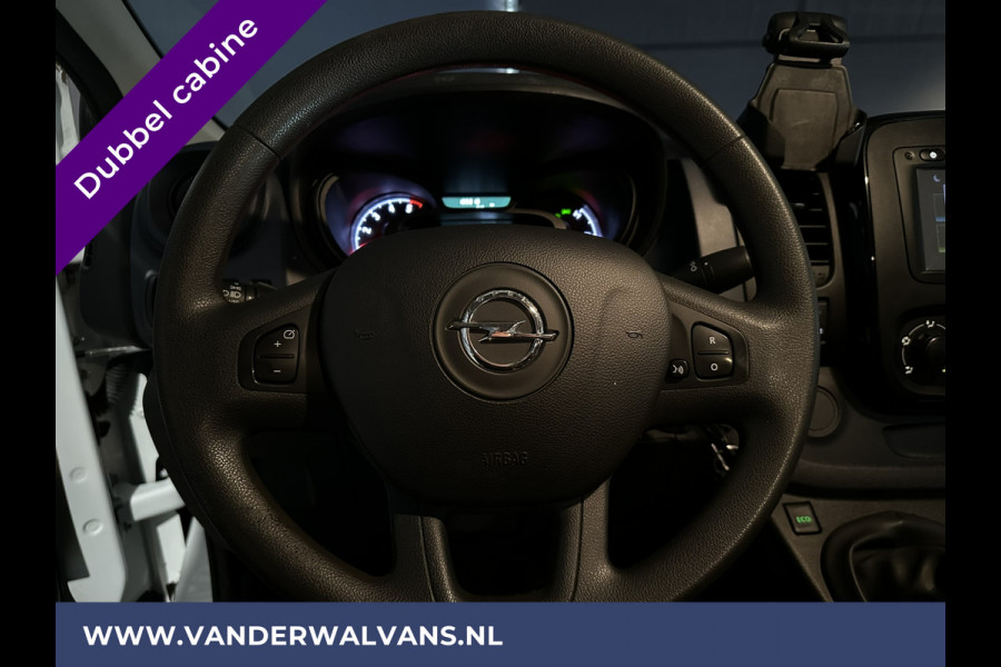 Opel Vivaro 1.6 CDTI 126pk L2H1 Dubbele Cabine Euro6 Airco | Navigatie | Camera | 5-Zits | Trekhaak cruisecontrol, parkeersensoren