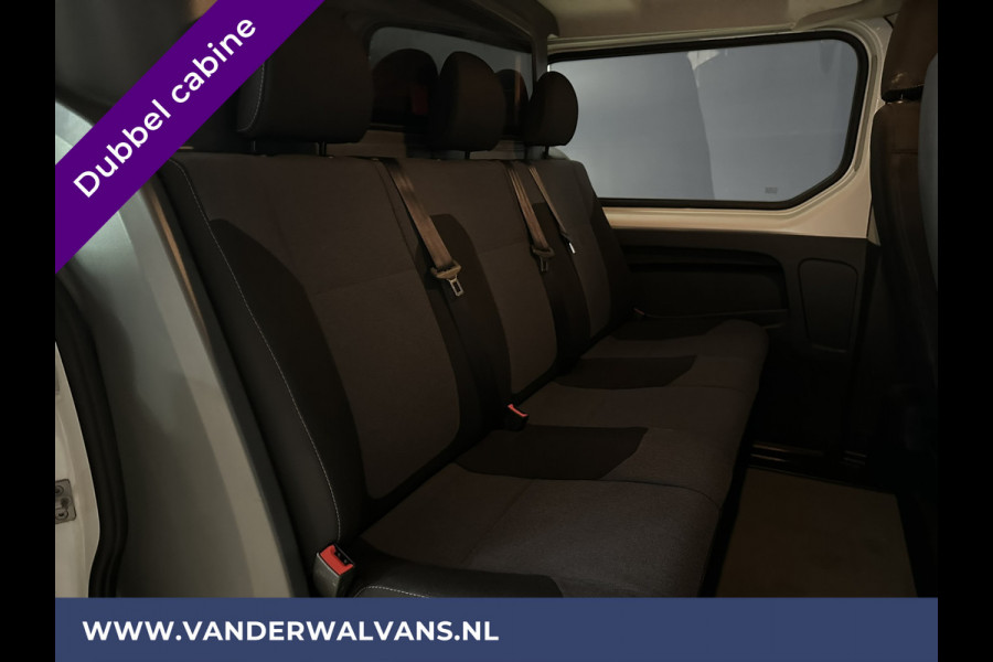 Opel Vivaro 1.6 CDTI 126pk L2H1 Dubbele Cabine Euro6 Airco | Navigatie | Camera | 5-Zits | Trekhaak cruisecontrol, parkeersensoren