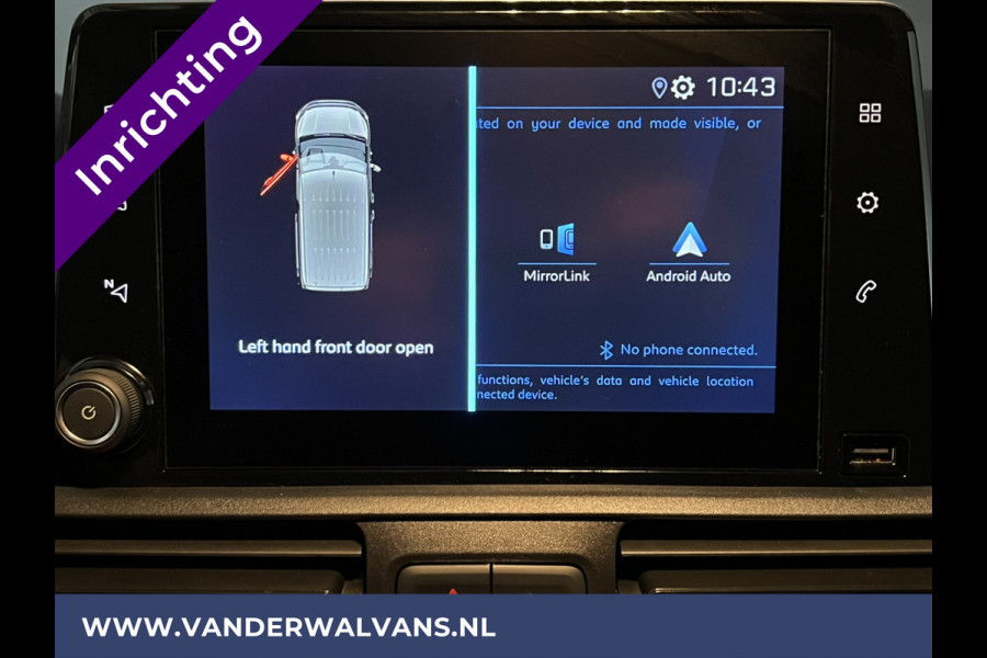 Peugeot Partner 1.5 BlueHDI 102pk L1H1 inrichting Euro6 # Airco | Cruisecontrol | Trekhaak | Parkeersensoren Android auto
