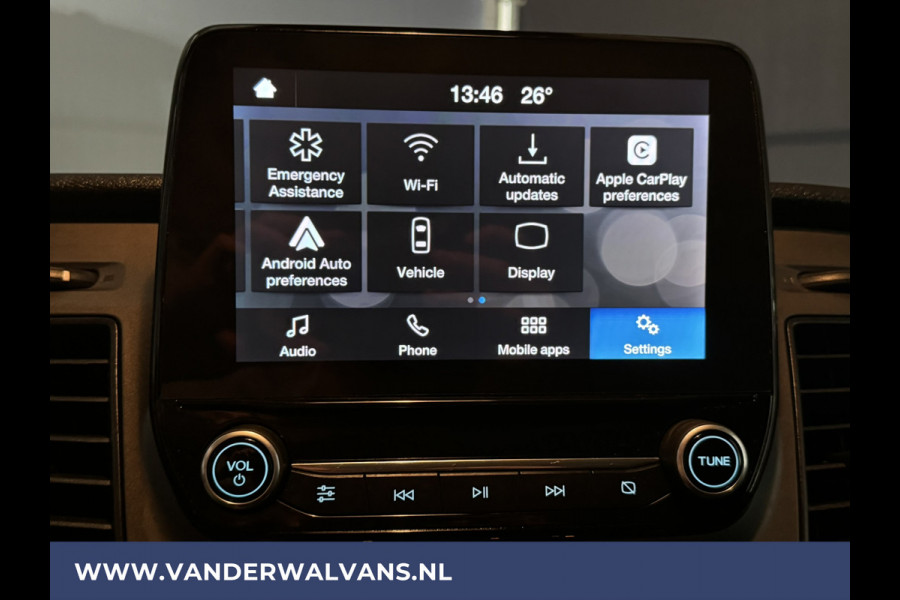 Ford Transit Custom 2.0 TDCI L2H1 Euro6 # Airco | Camera | Apple Carplay | Cruisecontrol | LED Android Auto, Parkeersensoren, Bijrijdersbank, Verwarmde voorruit, 2800kg trekvermogen