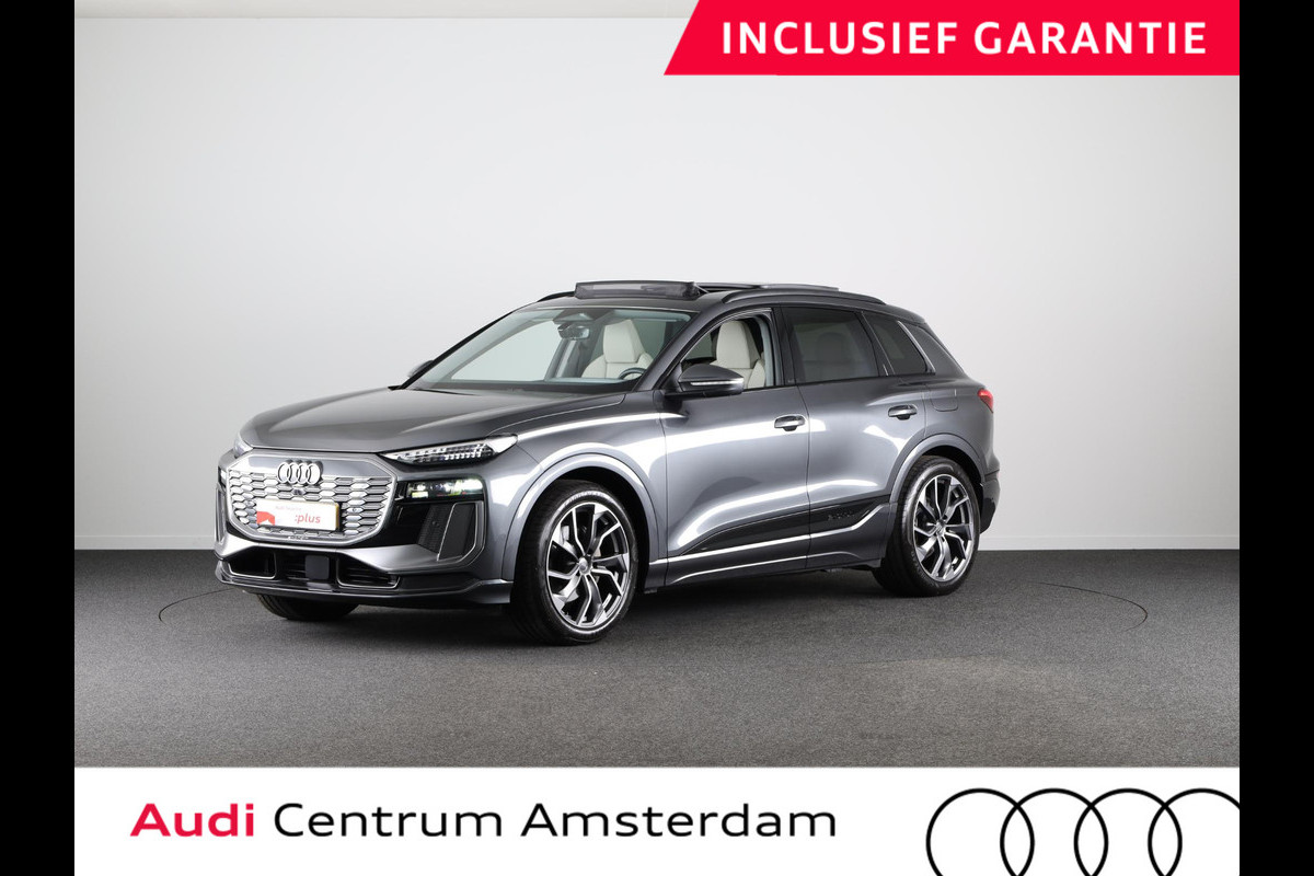 Audi Q6 e-tron Advanced edition performance 100 kWh 306pk Panoramadak | Lederen bekleding | Pack tech Pro | Stoelventilatie Audi Q6 e-tron Advanced edition performance 100 kWh 306pk Panoramadak | Lederen bekleding | Pack tech Pro | Stoelventilatie