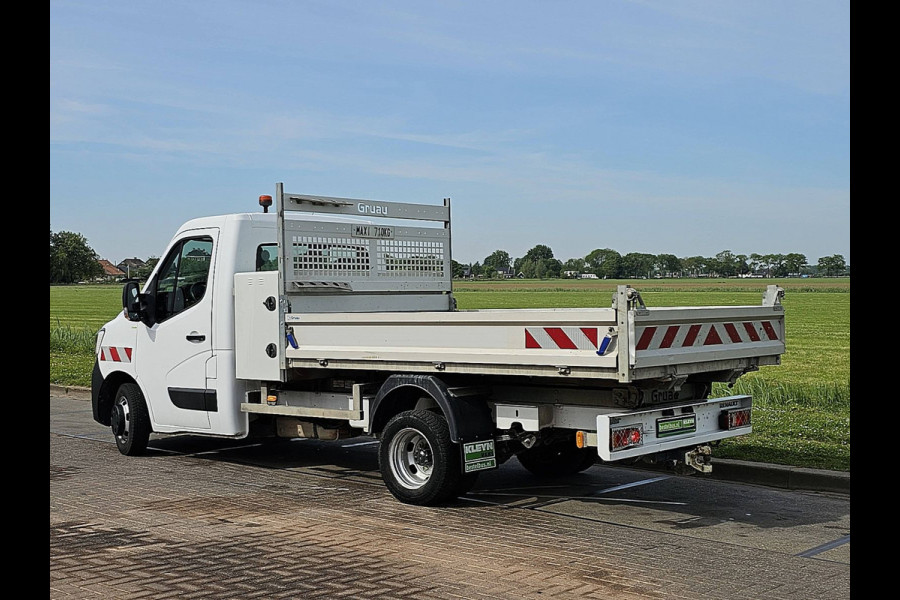 Renault Master 2.3 DCI 130 DL KIPPER kist, trekhaak, bladrekken, airco, 66 dkm.
