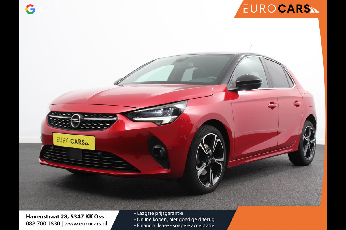 Opel Corsa 1.2 100pk Turbo Elegance Sky Panorama dak Climate control Cruise control Digitale Cockpit LED Parkeersensoren Stuurverwarming Stoelverwarming 360 camera Apple Carplay/ Android Auto Lichtmetalen Velgen Opel Corsa 1.2 100pk Turbo Elegance Sky Panorama dak Climate control Cruise control Digitale Cockpit LED Parkeersensoren Stuurverwarming Stoelverwarming 360 camera Apple Carplay/ Android Auto Lichtmetalen Velgen