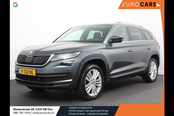 Škoda Kodiaq 1.5 TSI 150pk Automaat Business Edition 5p Panorama dak Trekhaak Wegklapbaar Digitale Cockpit Navigatie Climate Control Half Lederen bekleding Parkeer sensoren