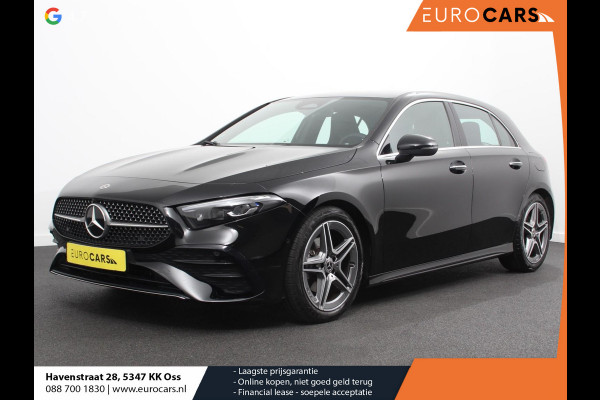 Mercedes-Benz A-Klasse 200 177pk Automaat AMG Line Achteruitrij camera Verwarmde voorstoelen Navigatie LED Climate control Adaptieve cruise control Parkeersensoren Apple Carplay & Android Auto